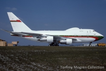 A4O-SO 747SP No Titles (Oman Gvmt)