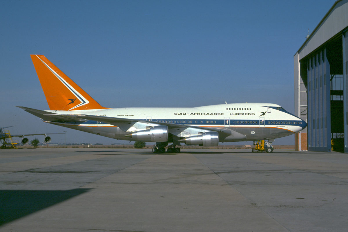 747SP South African Airways