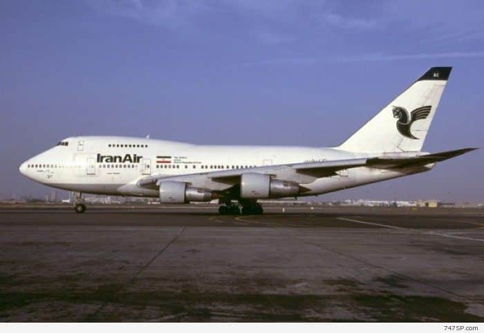 EP-IAC  B747SP Iran Air